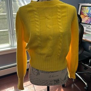 Yellow sweater